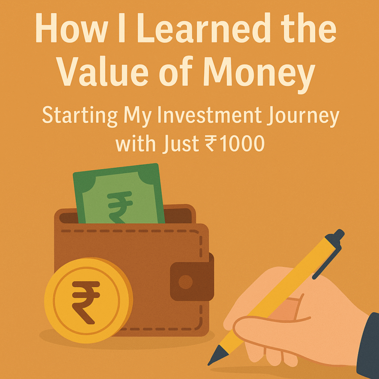Investing with ₹1000: How ₹1000 Helped Me Discover the Importance of Money